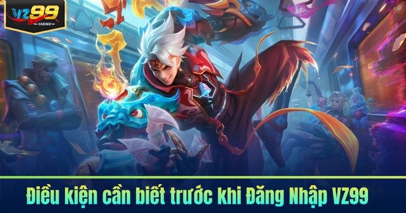 Điều kiện cần biết trước khi Đăng Nhập VZ99